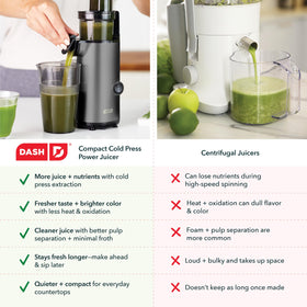 DASH Deluxe recipe guide opens up new juice ideas.