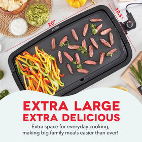 Dash Deluxe Everyday Griddle eggs – precise heat for perfect sunny-side up eggs.