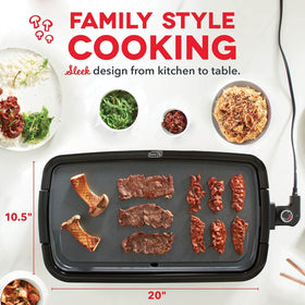 Dash Deluxe Everyday Griddle quesadillas – versatile surface for melty fillings.
