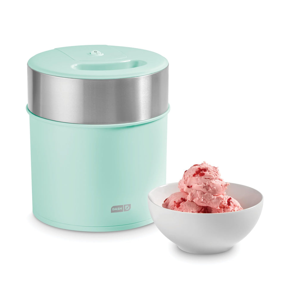 Dash Deluxe Gelato & Ice Cream Maker bowl ready for crafting smooth frozen treats at home.