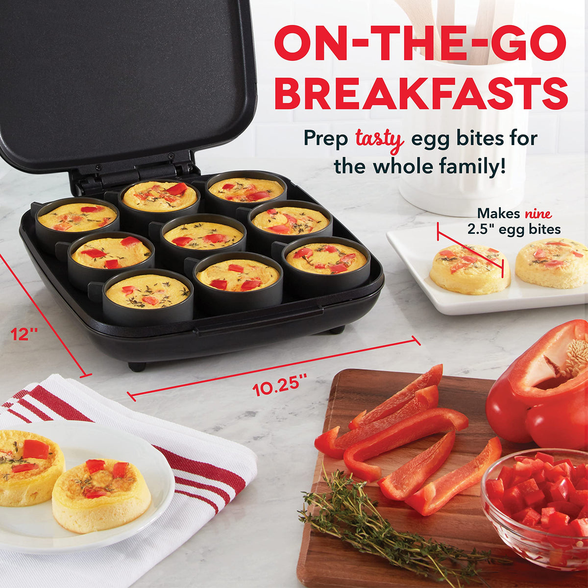 Dash Egg Bite Maker quick bites for fast, wholesome breakfasts