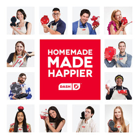 DASH family-friendly dessert maker invites shared baking moments.