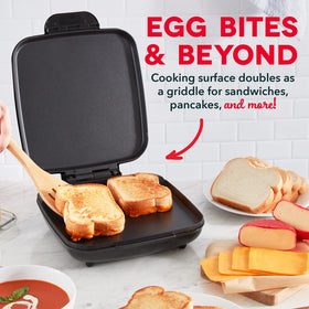 Dash Family Size Egg Bite Maker versatile for desserts and custards