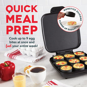 Dash Egg Bite Maker compact design fits small kitchens