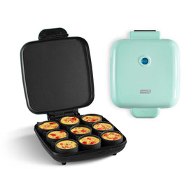 DASH family-size egg bite maker on counter for quick family breakfasts