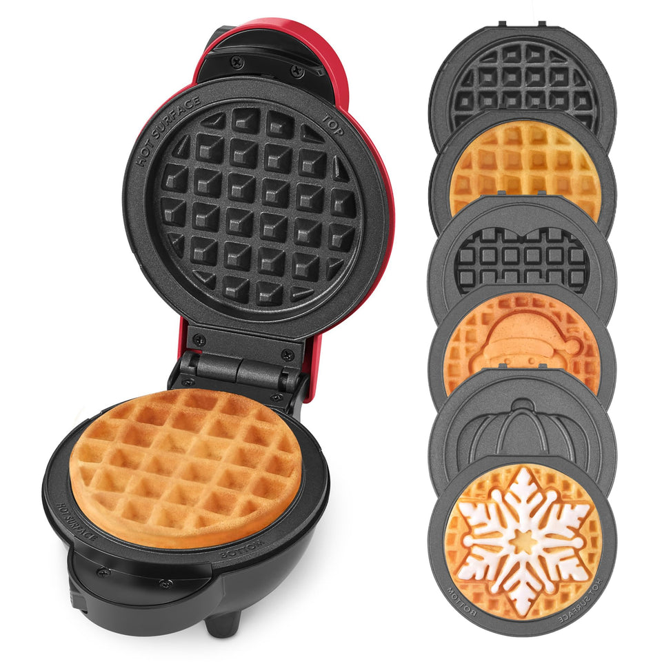 DASH Holiday MultiMaker Heart plate adds festive shape for shareable breakfasts