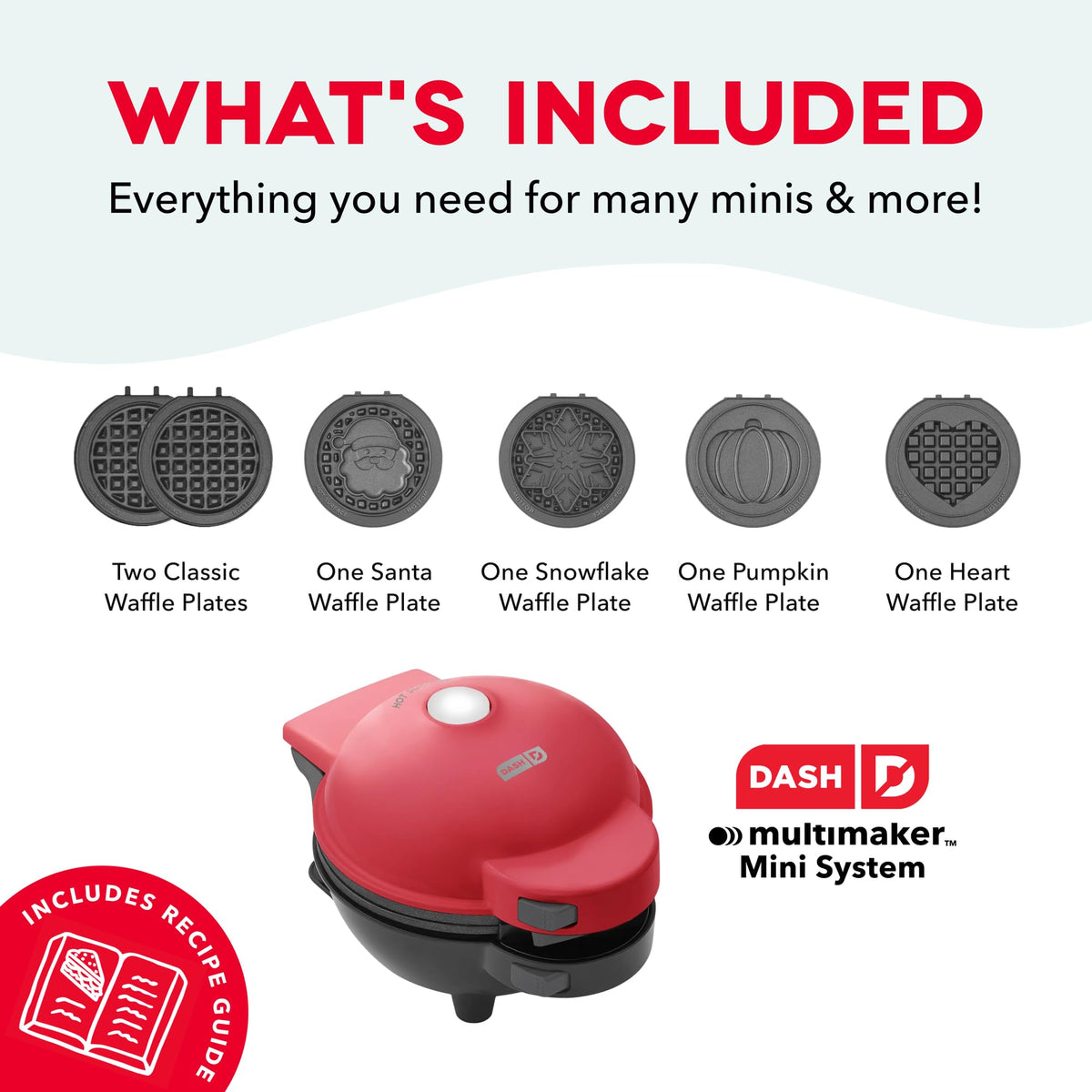 DASH Holiday MultiMaker Snowflake plate brings wintry charm to breakfast spreads
