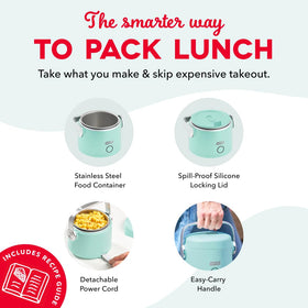 Dash Hot2Go Aqua stainless steel storage insert simplifies filling and cleaning.
