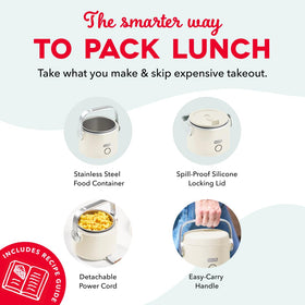 Dash Hot2Go Cream in-office use ready to reheat lunch