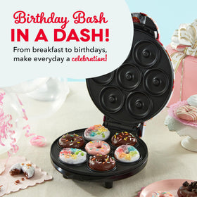 DASH Mini Donut Maker family-friendly breakfast option.