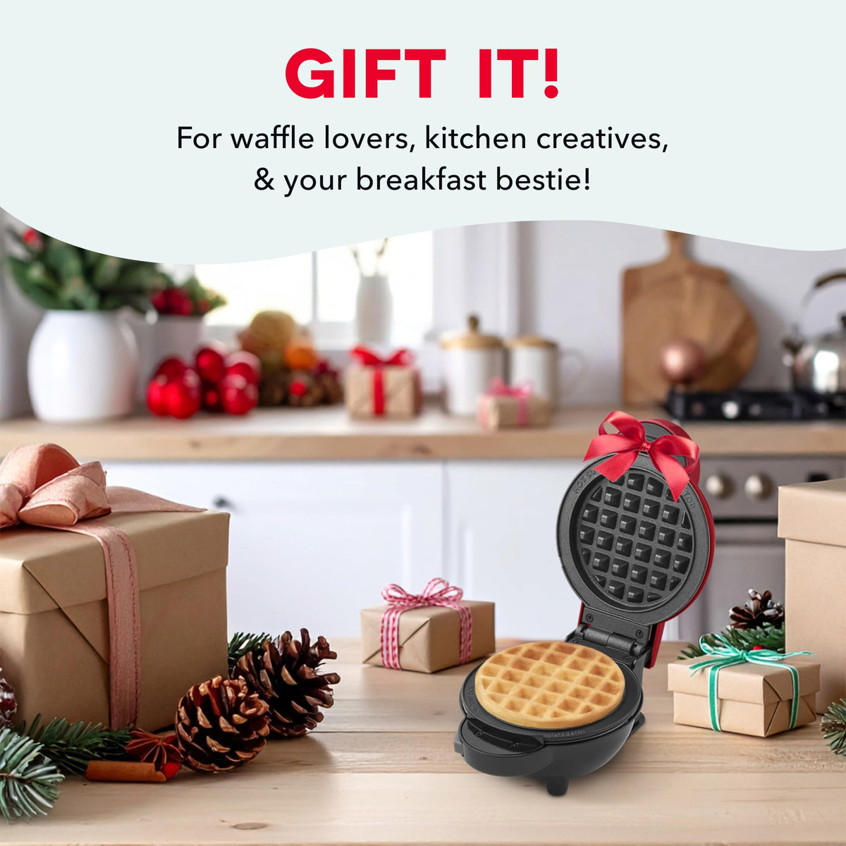 Dash MultiMaker Mini cooktop stability demonstrates secure placement during cooking.