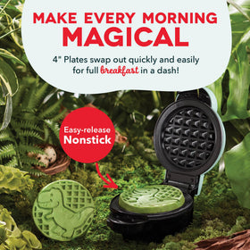 Dash MultiMaker Mini System dual nonstick surfaces for easy release and browning