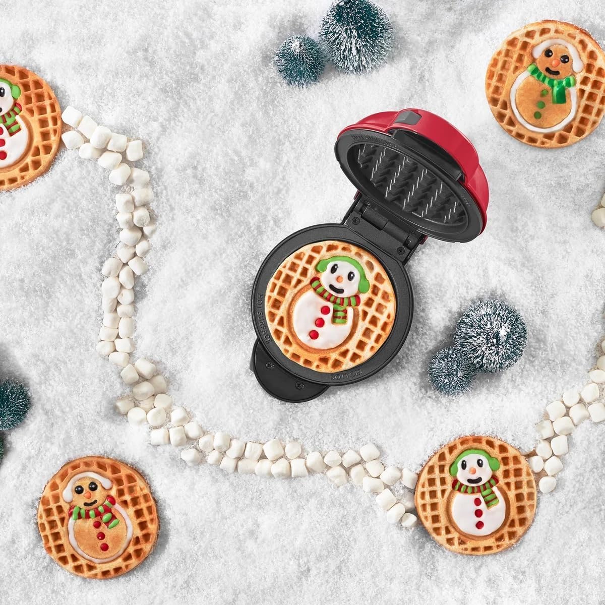 Festive Santa plate adds cheerful shapes for holiday treats