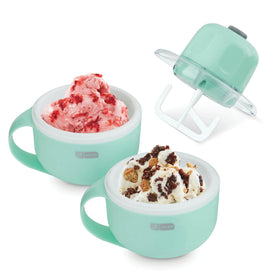 Dash My Mug with freezable mug for quick single-serving ice cream at home