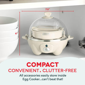 DASH Rapid Egg Cooker dishwasher safe parts for easy cleanup