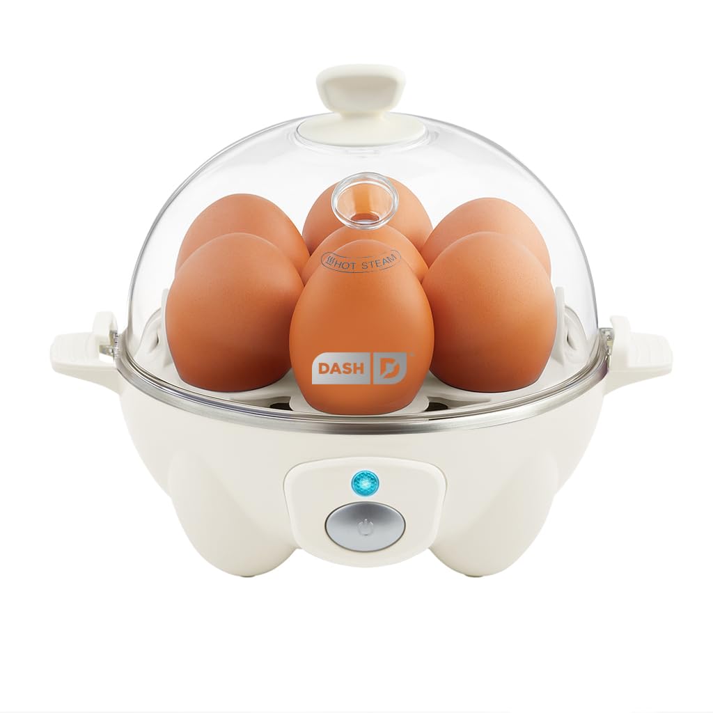 DASH Rapid Egg Cooker hard boiled eggs for quick breakfasts