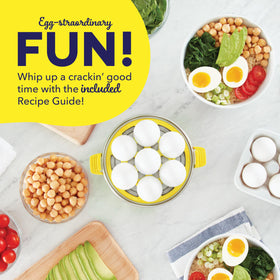 DASH Rapid Egg Cooker measuring guide for precise timing and portions