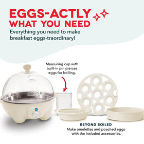 DASH Rapid Egg Cooker omelet bowl for quick custom breakfasts