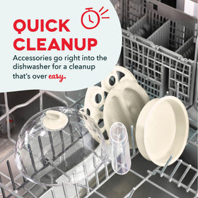 DASH Rapid Egg Cooker removable trays for compact storage