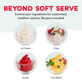 Dash Recipe Guide assists with classic, fruit-forward, and dairy-free options.