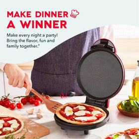 DASH Round Express Electric space-saving design fits small kitchens.