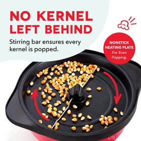 Theater-style popcorn experience with the Dash SmartStore hot oil popper at home