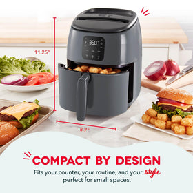 Dash Tasti-Crisp drawer with removable crisper basket for easy cleanup.