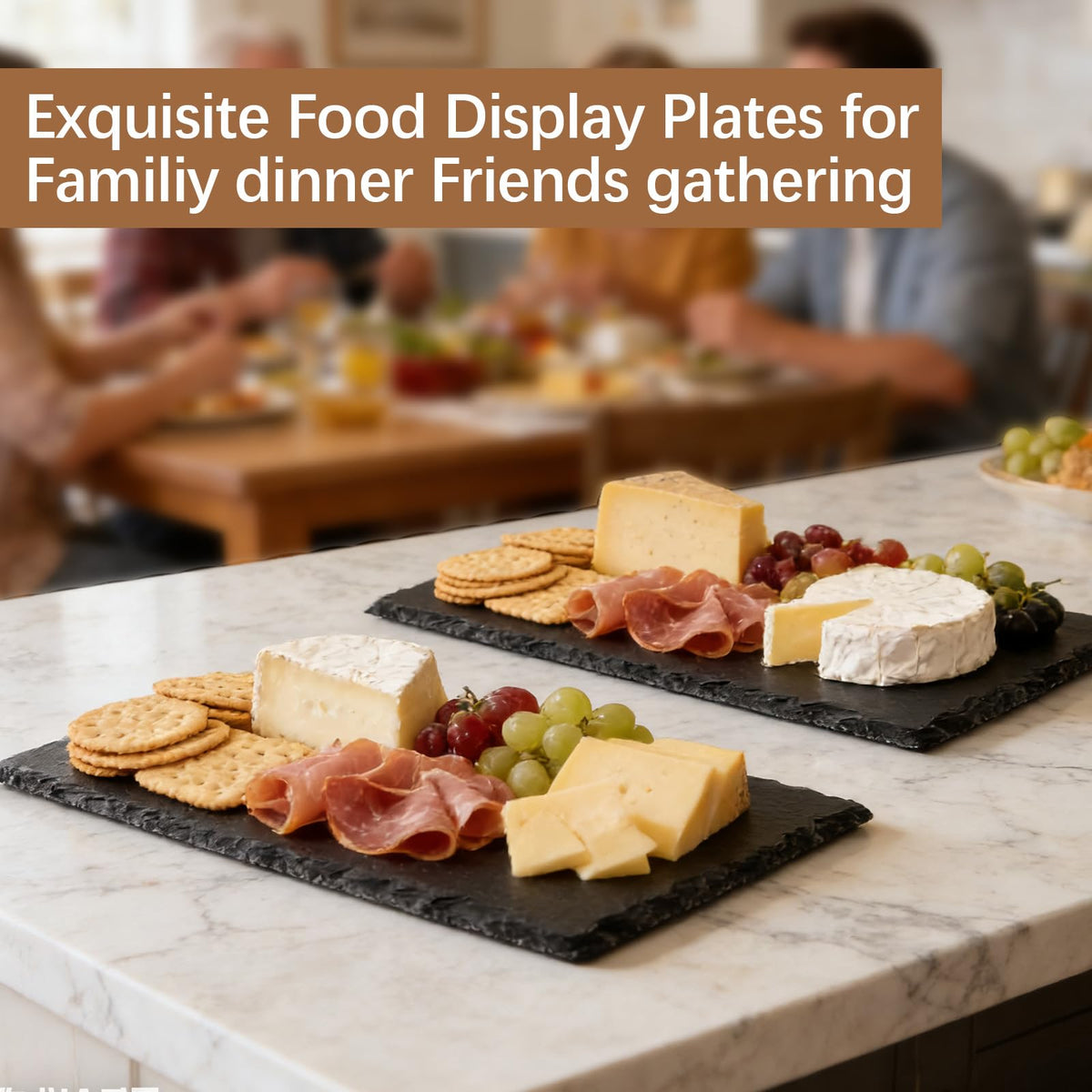 DASSNANE slate customization-ready board 12x8 for DIY names or engravings.