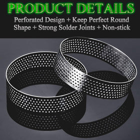 Datanya 12-pack tart rings ready-packaging for convenient baking setup.