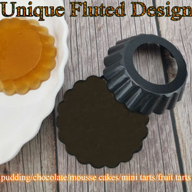Dishwasher-safe Datanya tart pans designed for home bakers and small cafes