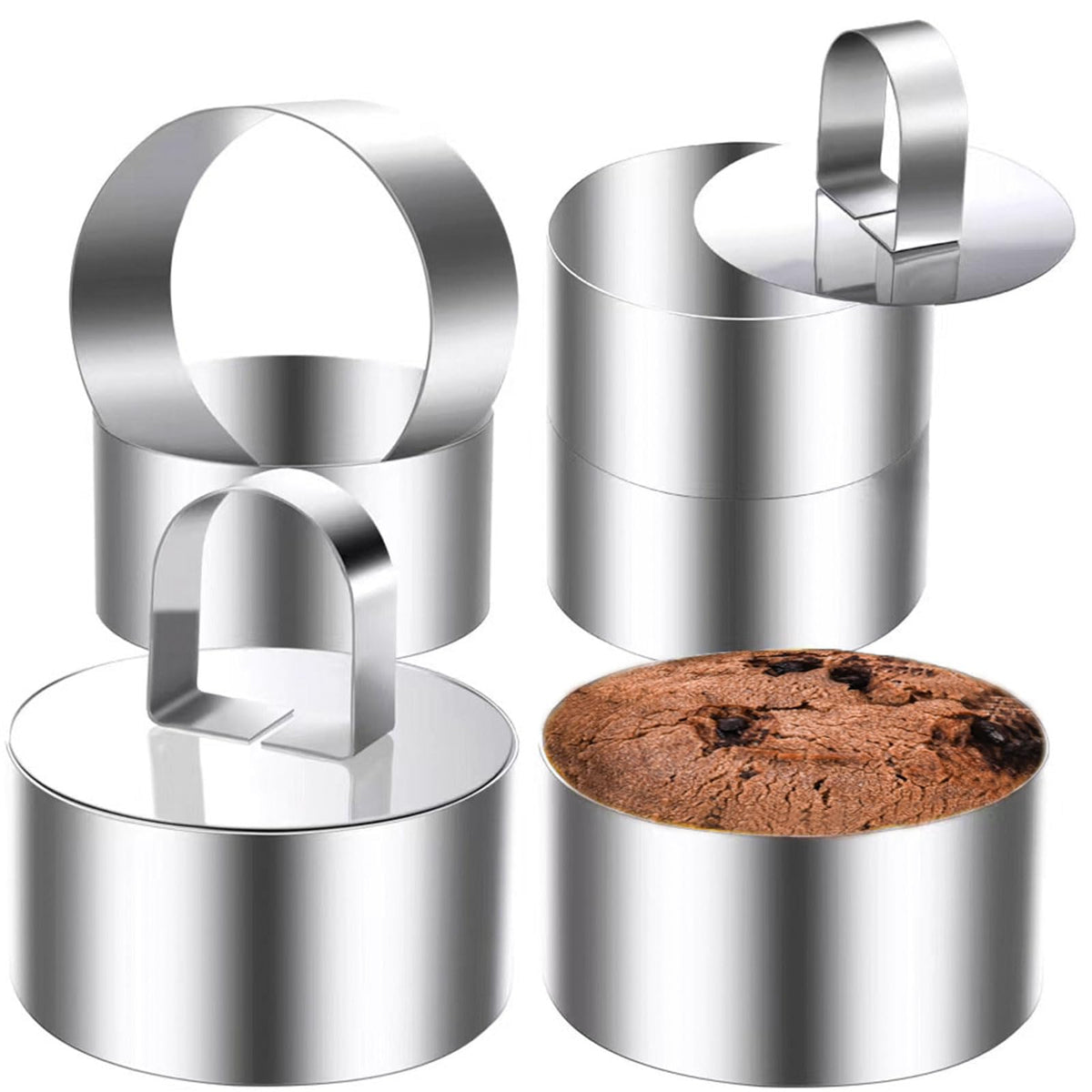 Datanya cake ring mold 4-inch packaging for durable presentation setup.