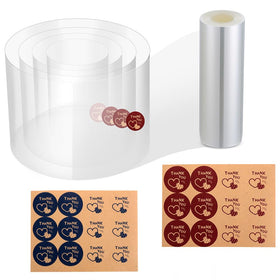 DATANYA clear acetate sheets roll easy to cut and mold for decorating.