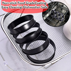 Datanya versatile muffin tart rings shape eggs, cookies, and mini sandwiches