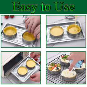 DATANYA tart ring mousse dessert creation highlights clean edges and even set.