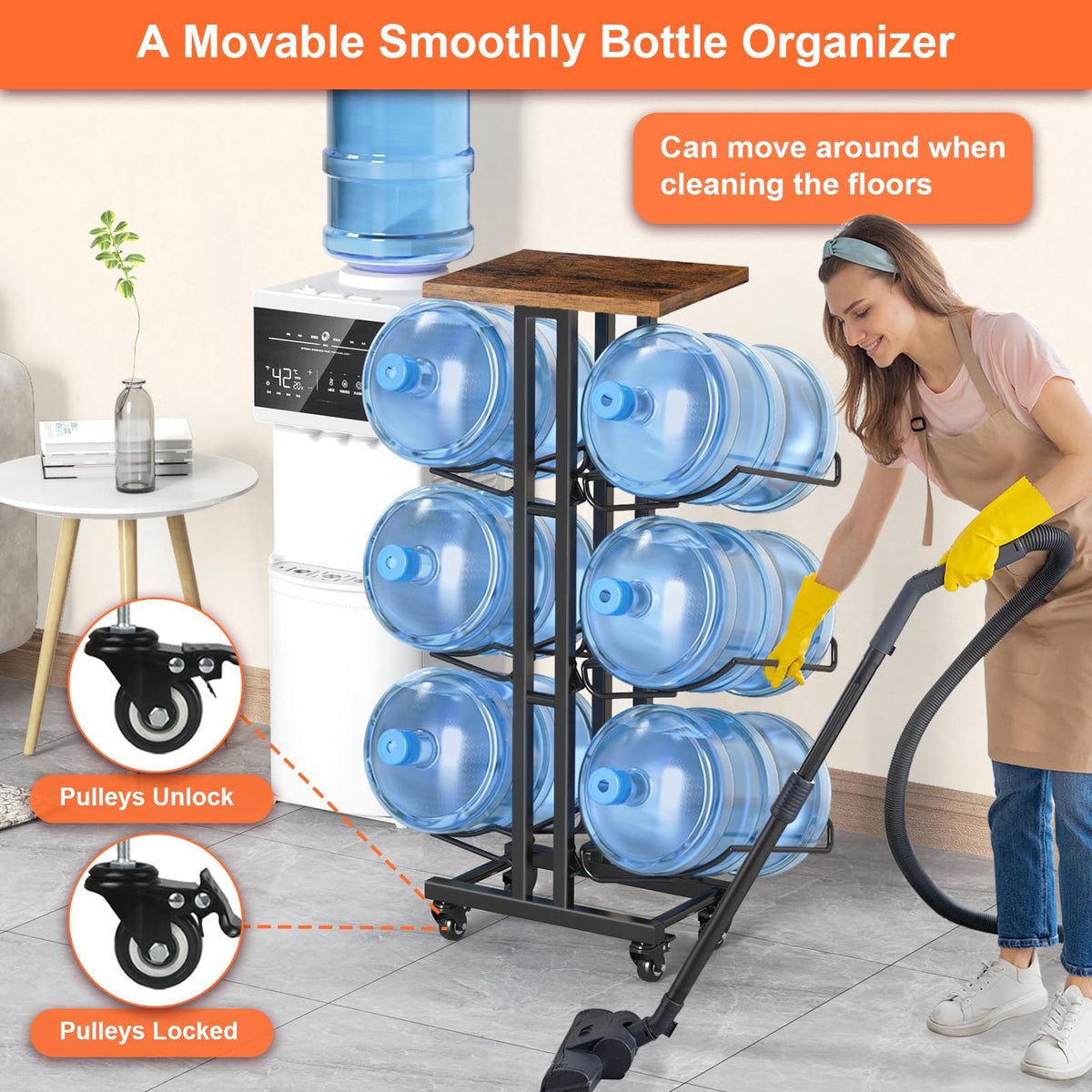 Dataroad Selead 3 tier foldable stand side angle highlights compact design.
