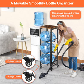 Dataroad Selead top shelf design supports small dispensers, cups, or decor