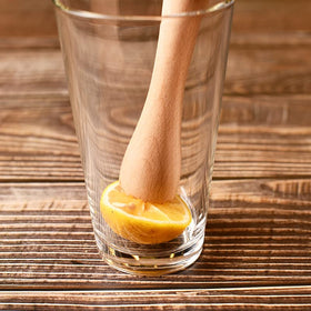 Datsto wooden muddler bar tool for home or professional use.