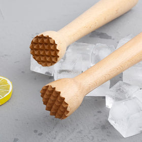 Datsto wooden muddler beech wood design ensures durability.