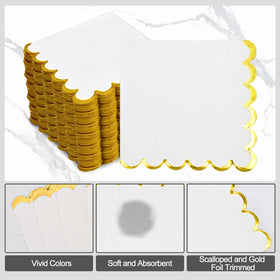 Datyiiha 200-pack disposable napkins ready for parties and events.