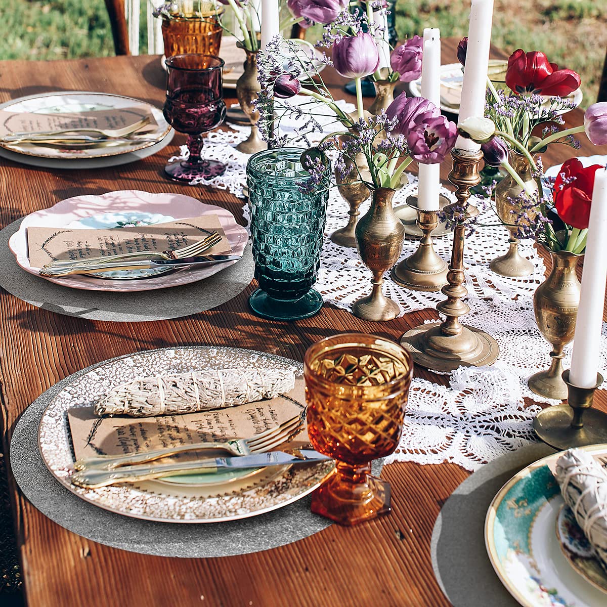 Datyiiha disposable placemats ideal for weddings and banquets