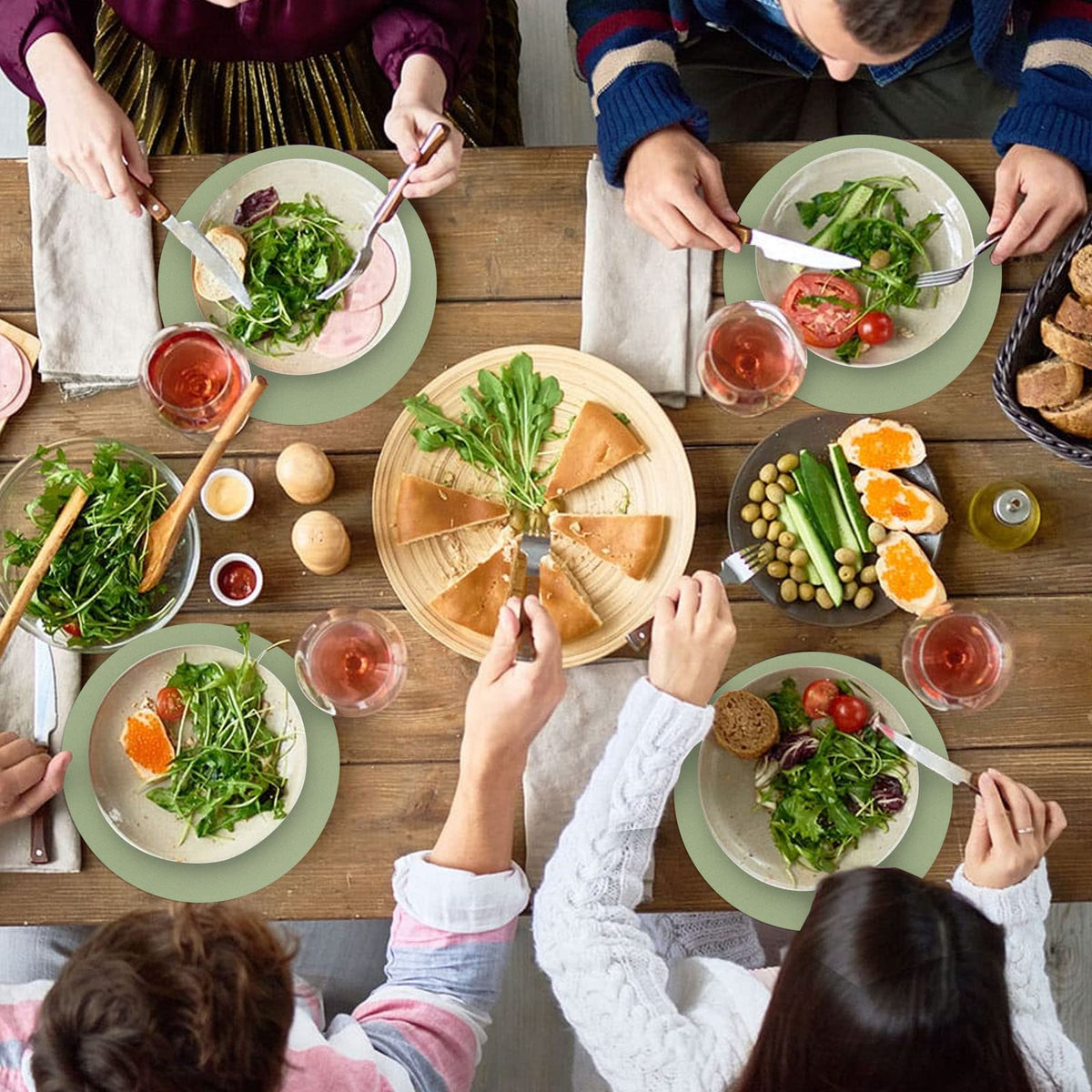 Datyiiha dining mats offer smooth backs and reliable protection for daily meals.