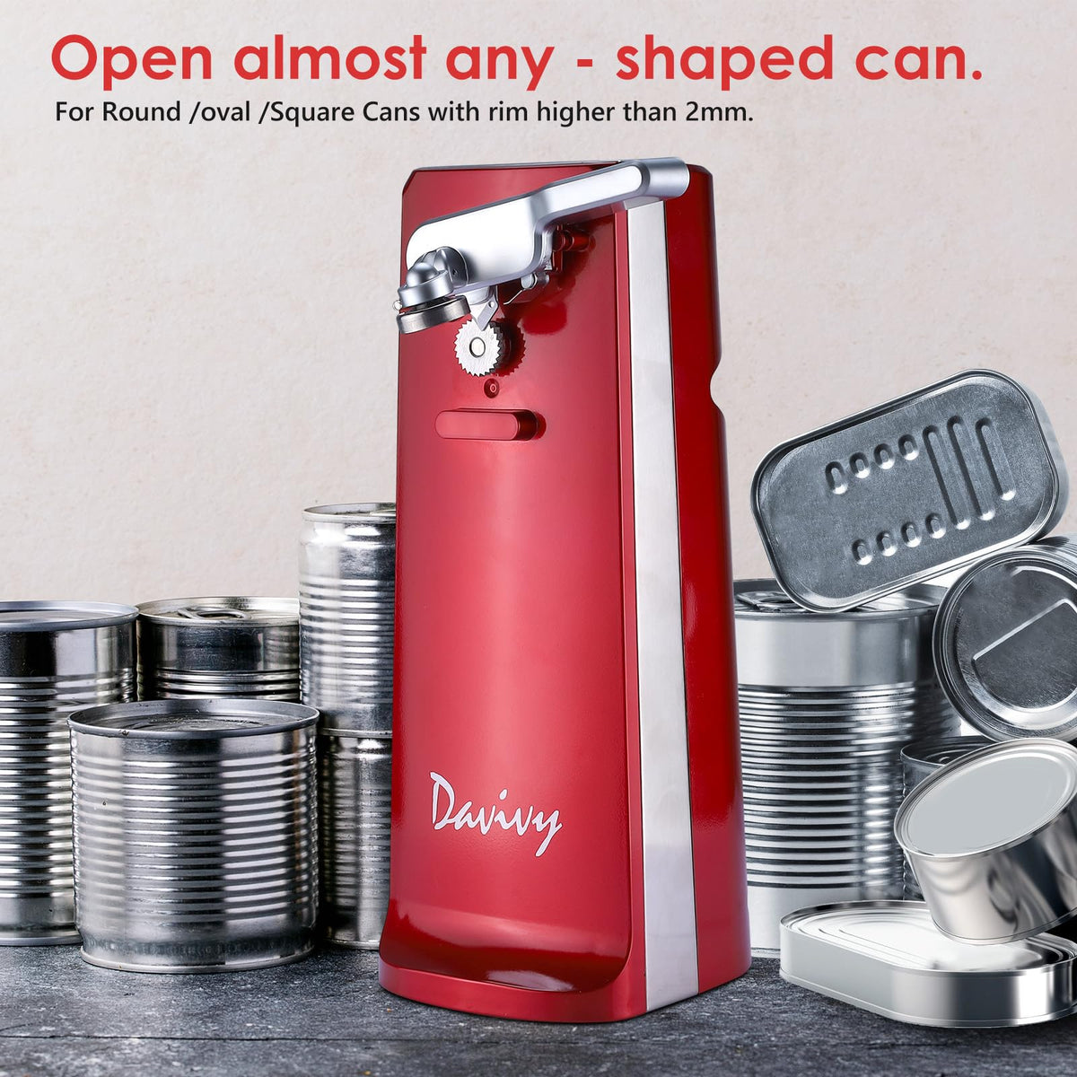 Davivy arthritis-friendly feature supports comfortable operation