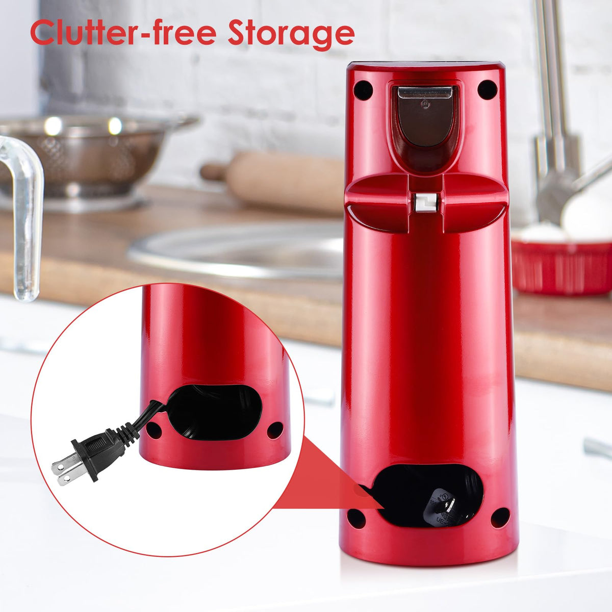 Davivy red-finish conveys bold style with drip-proof performance