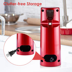 Davivy red-finish conveys bold style with drip-proof performance
