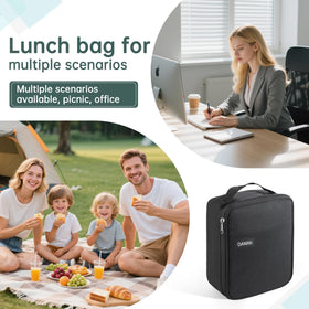 DAWAN compact lunch bag dimensions 10.3x8.3x3.7 inches