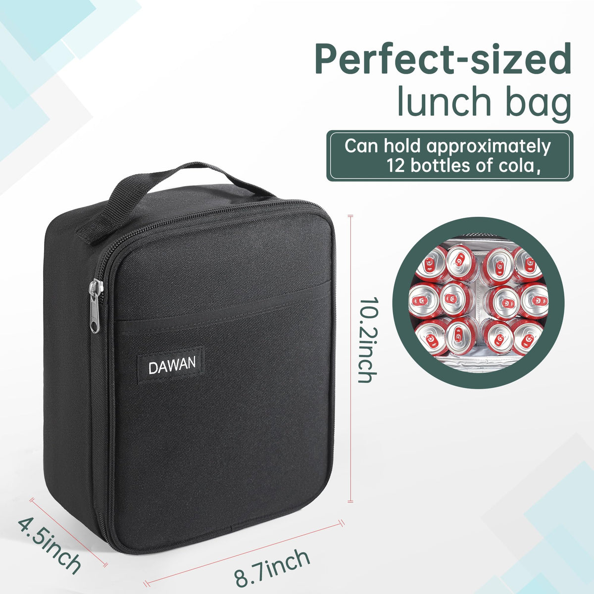 DAWAN leak-proof welded lining reduces spills and keeps bag dry
