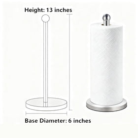 DAWNER countertop paper towel holder base for stable placement