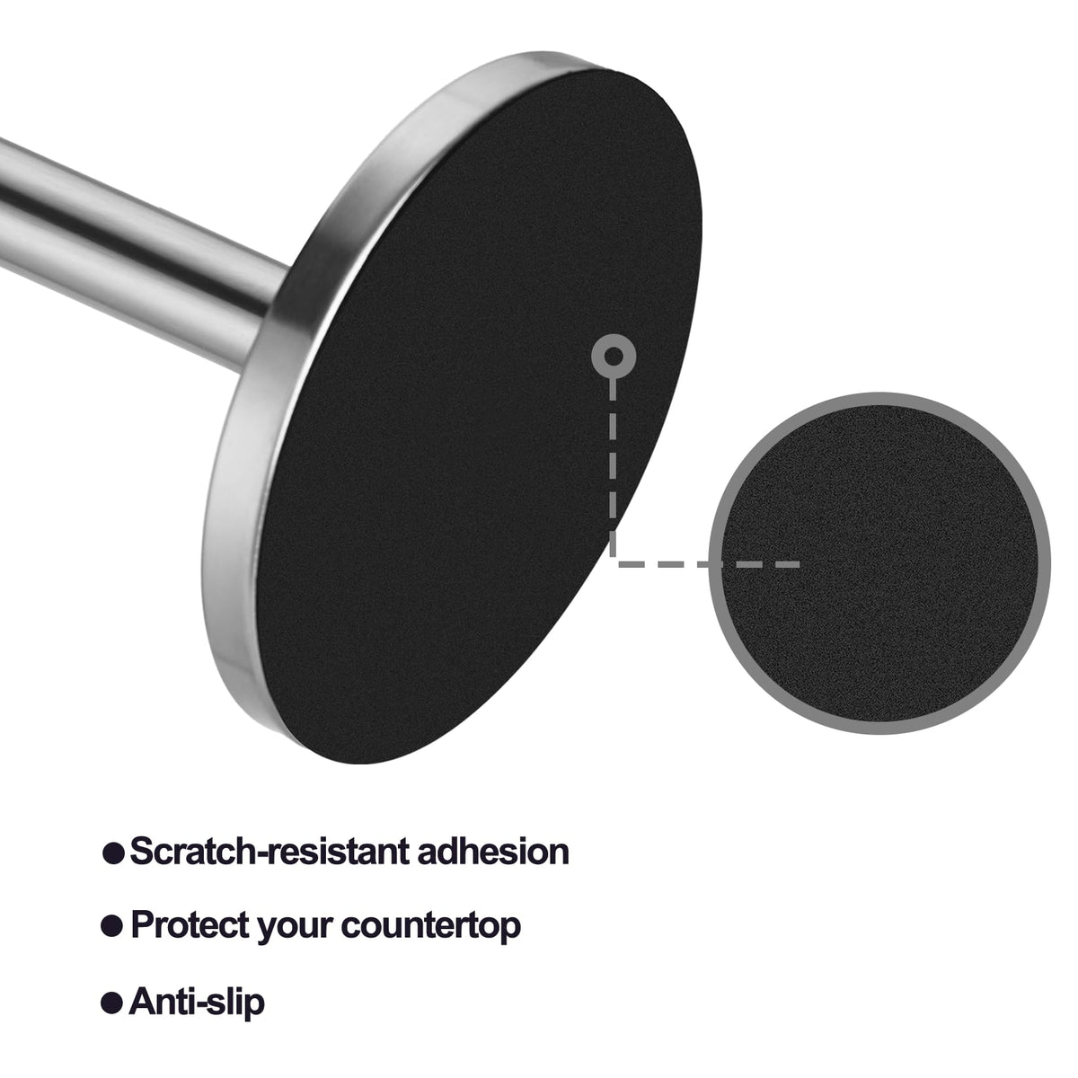 DAWNER stainless steel vertical paper towel holder designed for easy access