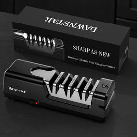 Dawnstar S808 open-design port enables sharpening specialty tools beyond kitchen knives.
