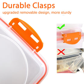 DAYA FASHION dishwasher-safe containers clean easily on the top rack